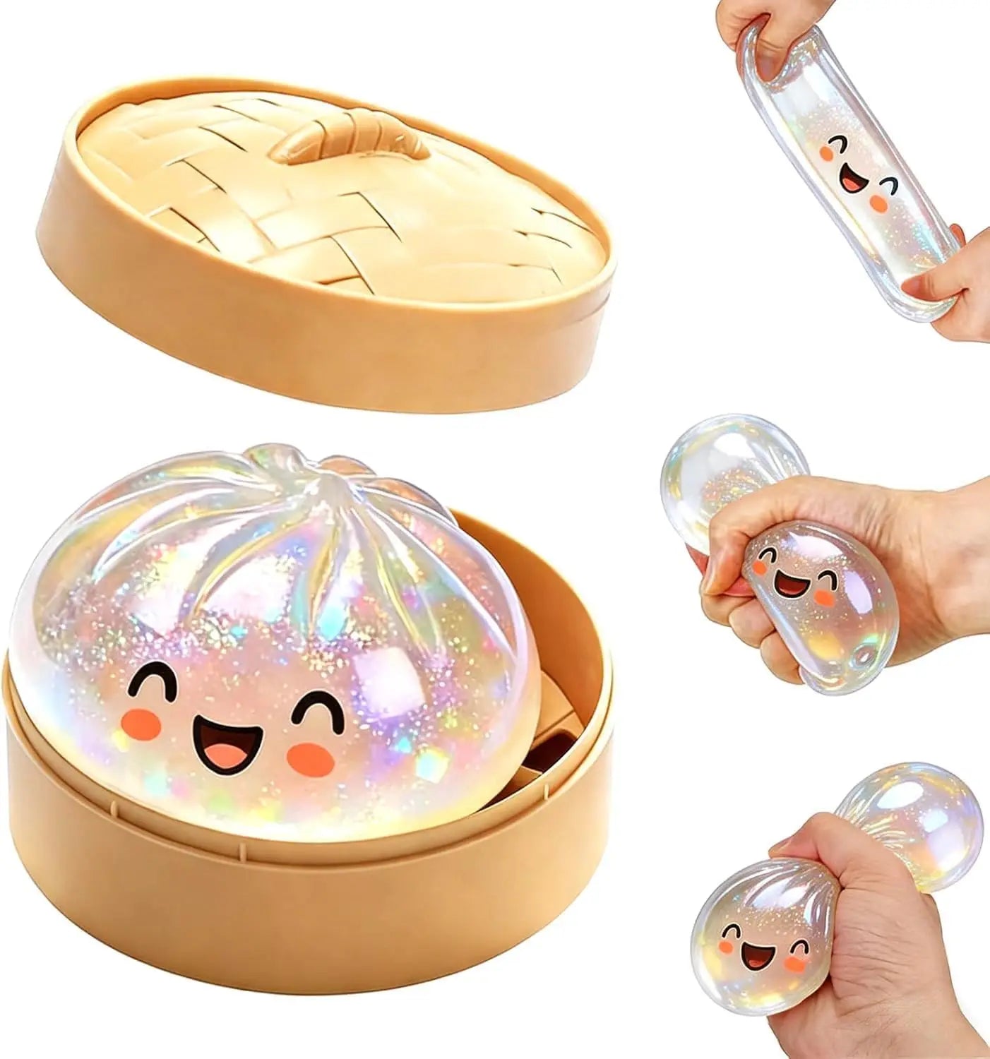 Glitter Dumpling Squishy